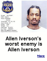 Handling money was evidently not one of Allen Iverson's skills. Thank God Reebok realized who they were dealing with, and set aside $30 million for Iverson when he turns 55 in 2030. His ex-wife gets half, but hopefully he can get by on the rest.